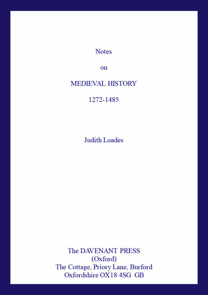 Medieval History - The Davenant Press