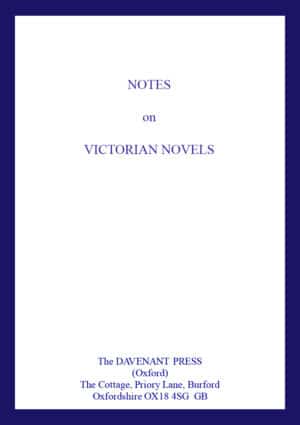 Notes on Victorian Novels